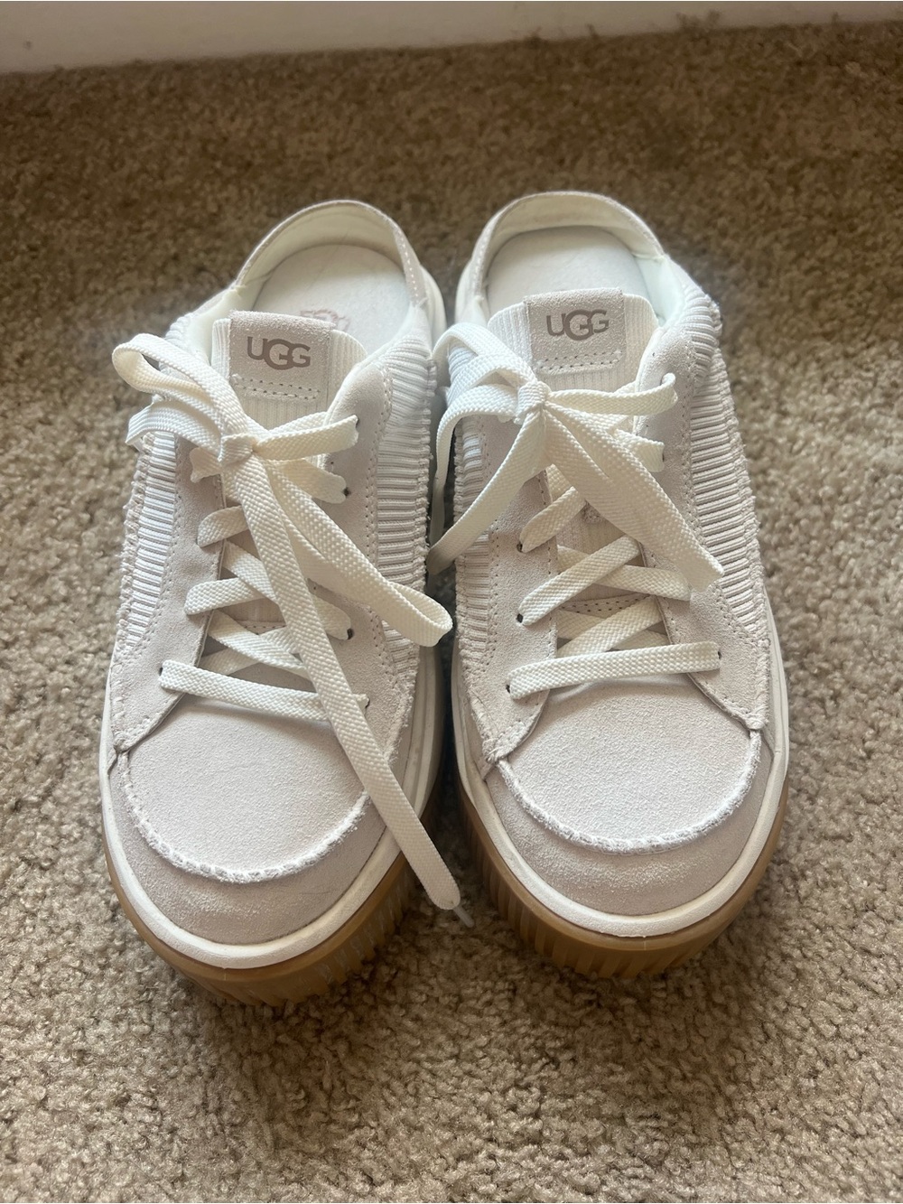 UGG Cream Platform Slip On Sneakers - Picture 4 of 6